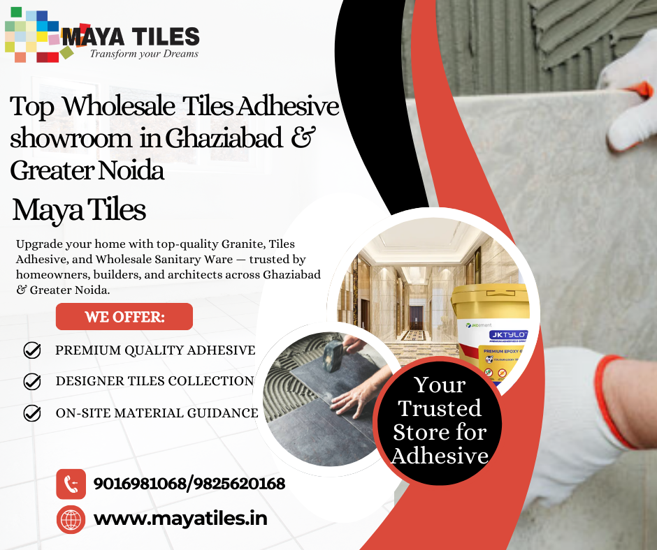 Advertisment of tile adhesive