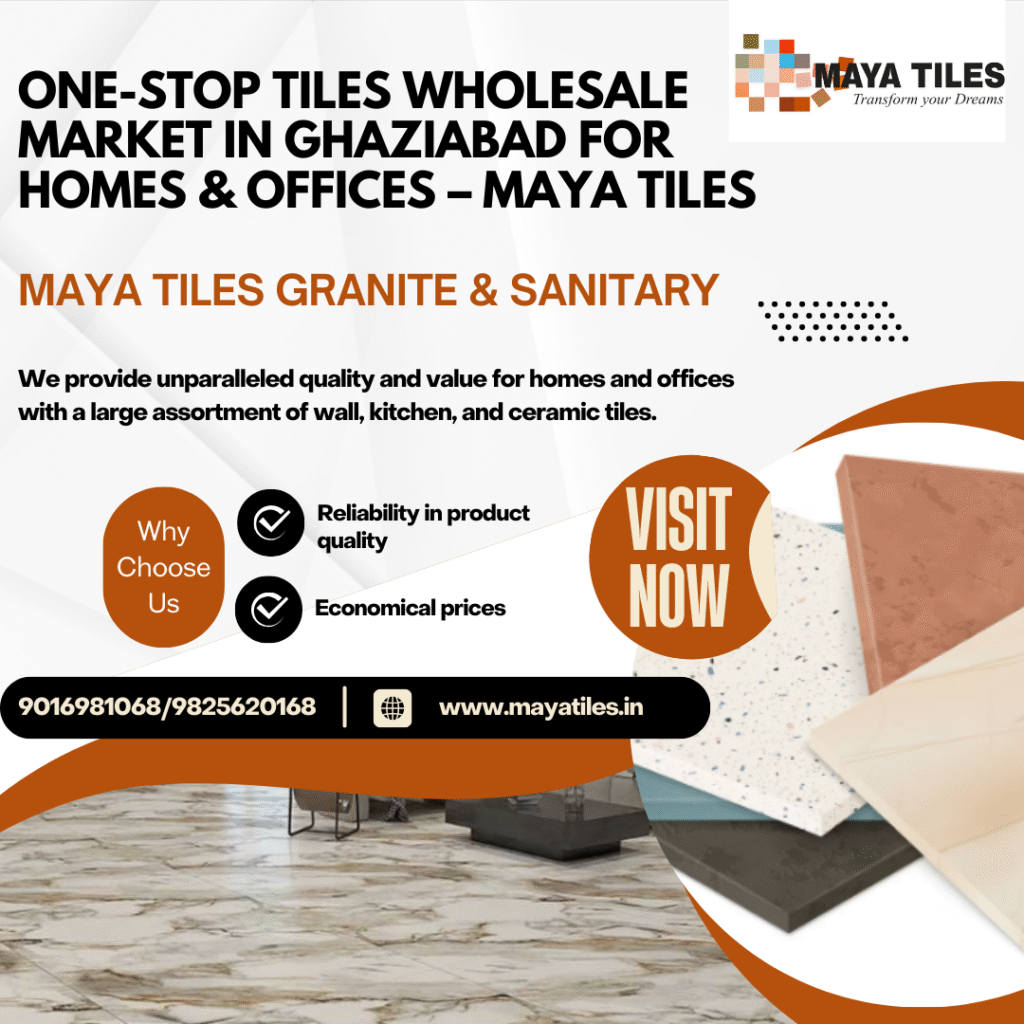 advertisment of maya tiles