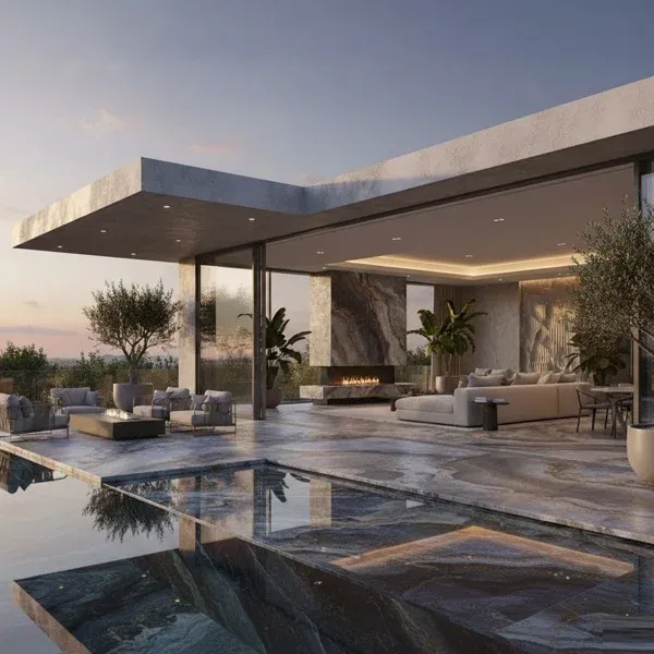 Expert helping customer choose granite and tiles at the best granite shop in Avantika Ghaziabad